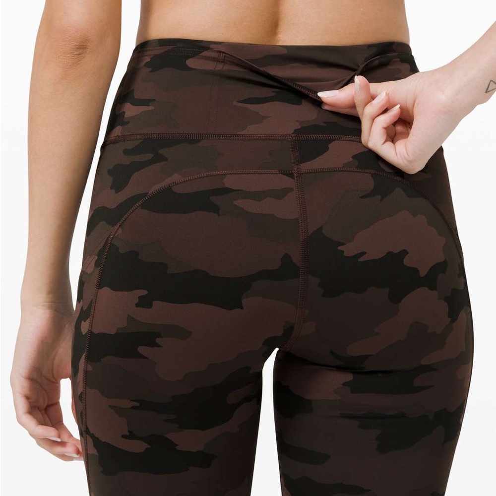 Lightly Worn, Camo Lululemon Fast and Free Tights